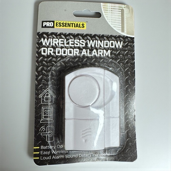 🔔 Secure & Sleep Easy: Pro Essentials Wireless Alarm (Set of 2 Packages) 🔔 NIP - Picture 2 of 5